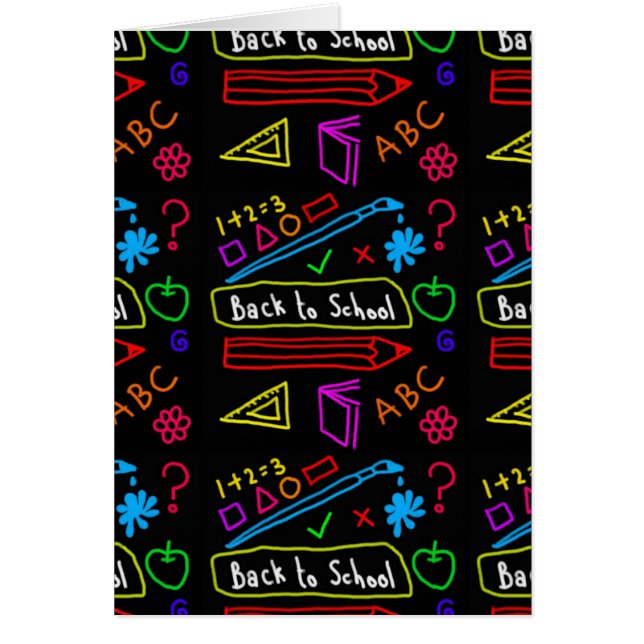 Blackboard Back To School (Front)