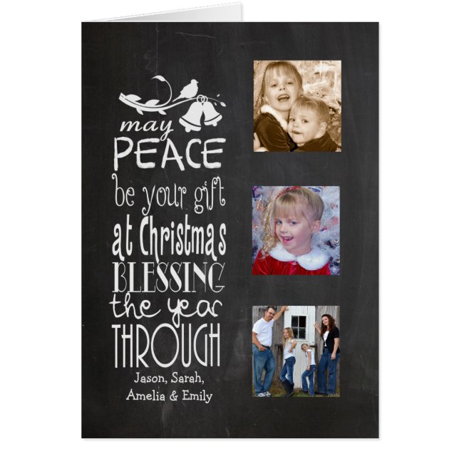 Blackboard Christmas frame (Front)