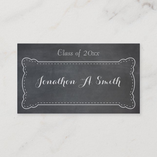Blackboard Graduation Announcement (Front)