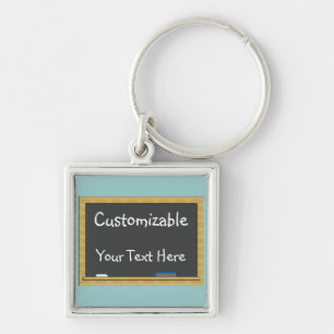 Blackboard Greeting - Customisable Key Ring