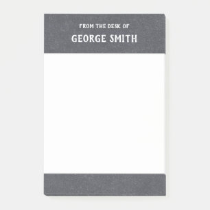 Blackboard Style From the Desk of Customisable   Post-it Notes