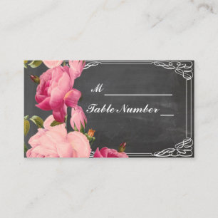 Blackboard table number place card