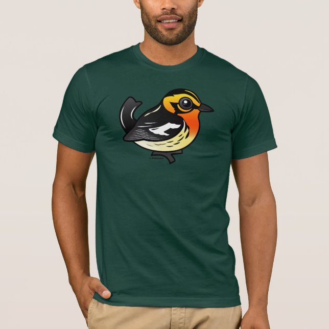 Blackburnian Warbler T-Shirt (Front)