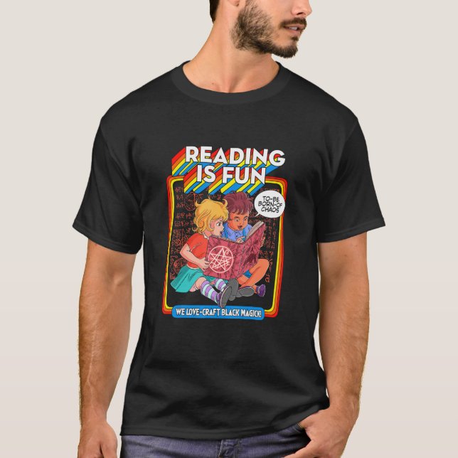 Blackcraft Witchcraft Necronomicon Beginner Readin T-Shirt (Front)
