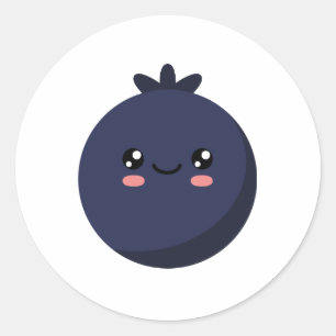 Blackcurrant Classic Round Sticker