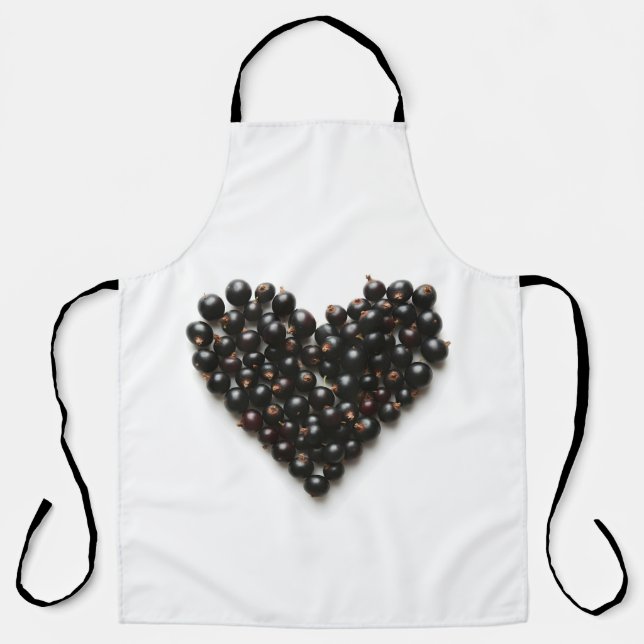Blackcurrant heart apron (Front)