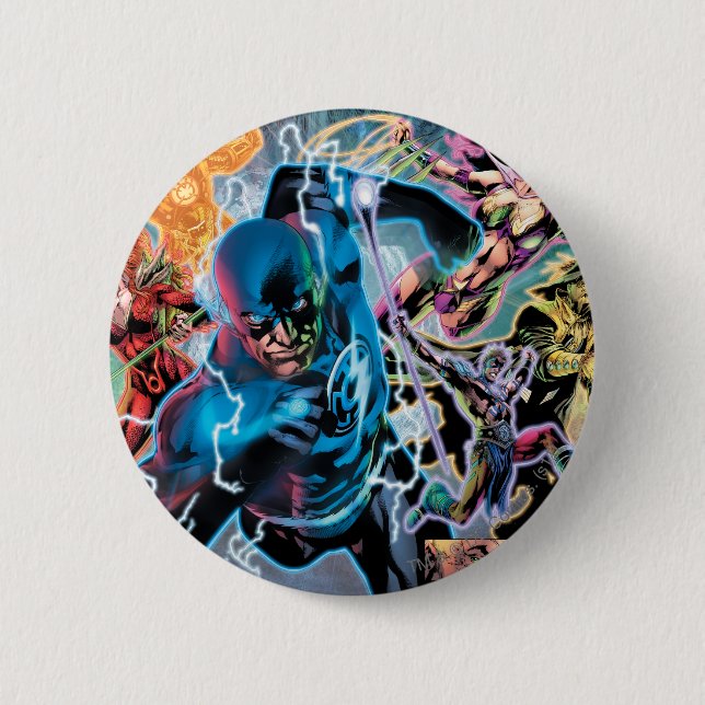 Blackest Night Comic Panel - Colour 6 Cm Round Badge (Front)