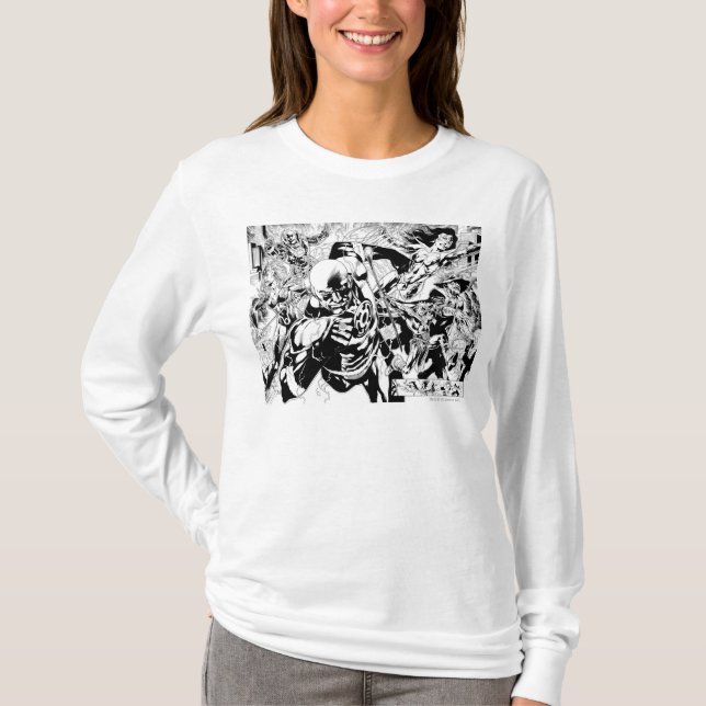 Blackest Night Comic Panel T-Shirt (Front)