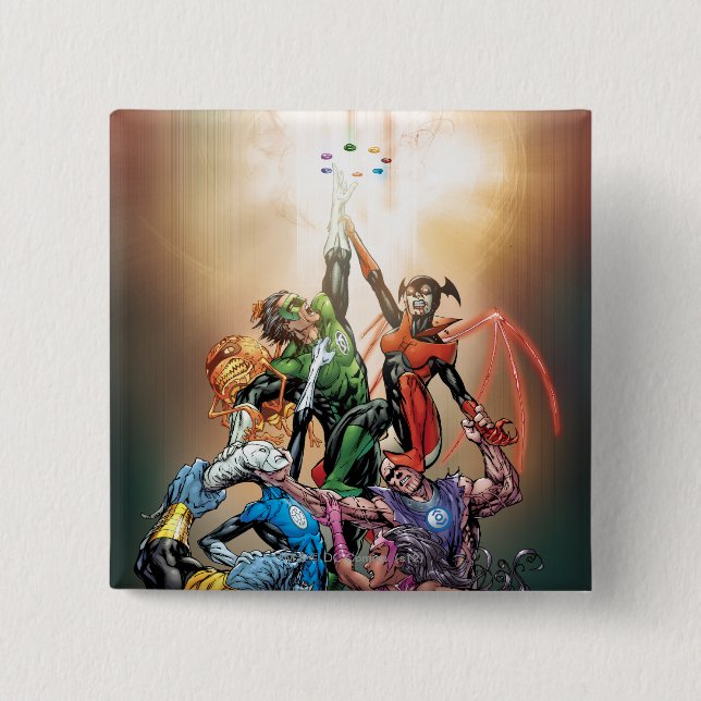 Blackest Night Cover 15 Cm Square Badge (Front)