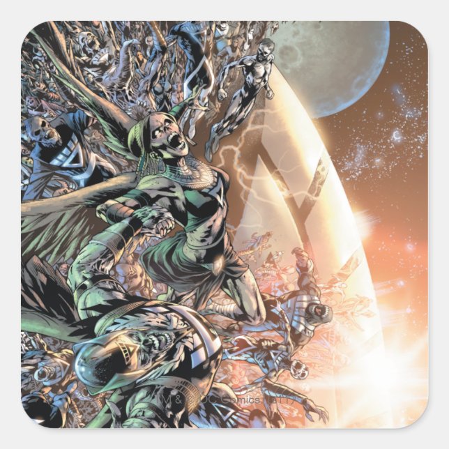 Blackest Night Group and Moon Square Sticker (Front)