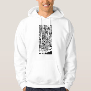 Blackest Night Group Painting - Black and White Hoodie