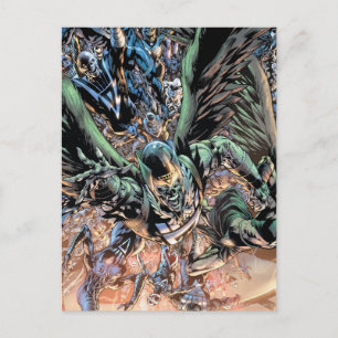 Blackest Night Group Painting - Colour Postcard