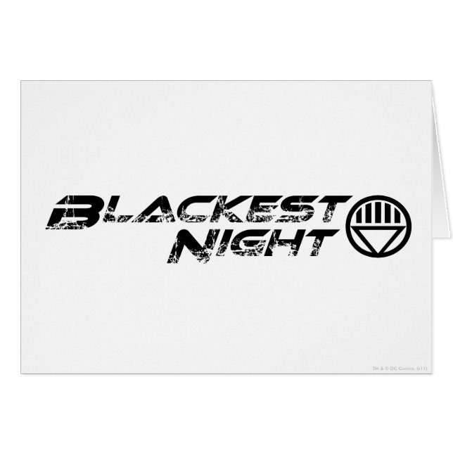 Blackest Night Logo (Front Horizontal)