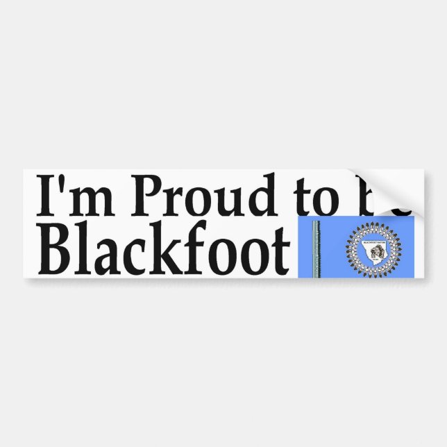blackfoot bumper sticker (Front)