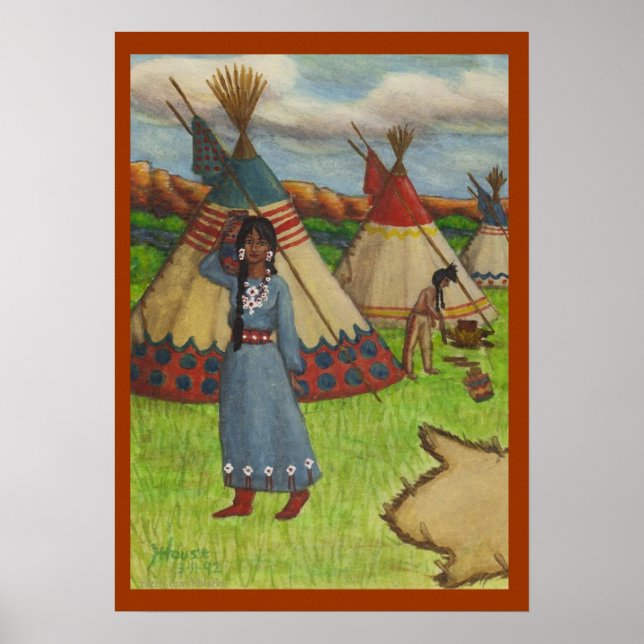 Blackfoot Indians Poster (Front)