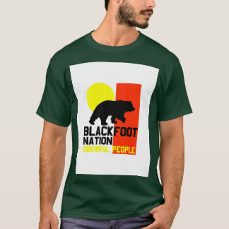 BLACKFOOT NATION ORIGINAL PEOPLE 2 Graphic  T-Shirt