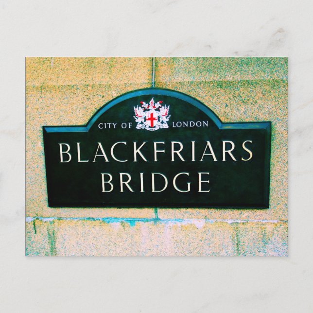 Blackfriars Bridge - City of London Postcard (Front)