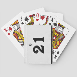 Blackjack 21 playing cards