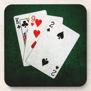 Blackjack 21 point - King, Nine, Two Coaster
