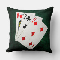 Blackjack 21 point - Queen, Six, Five
