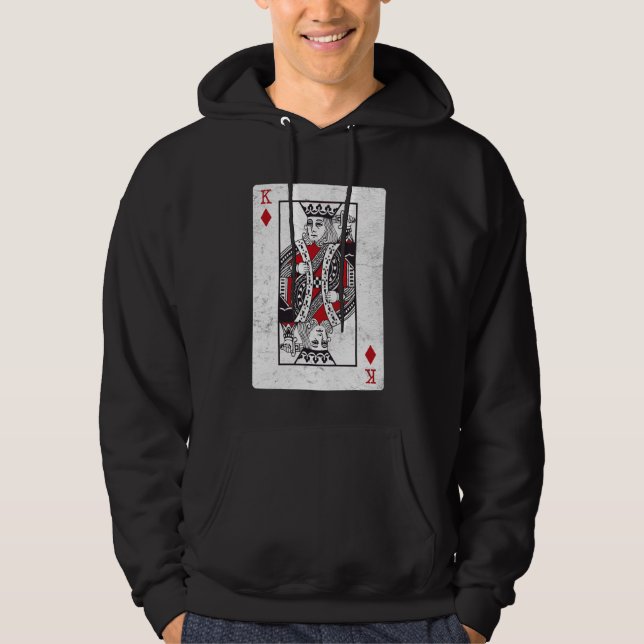 BLACKJACK CARD GAME BLACKJACK LOVER GAMBLER BLACKJ HOODIE (Front)