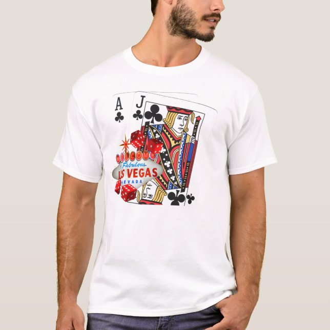 Blackjack & Dice Las Vegas Shirt (Front)
