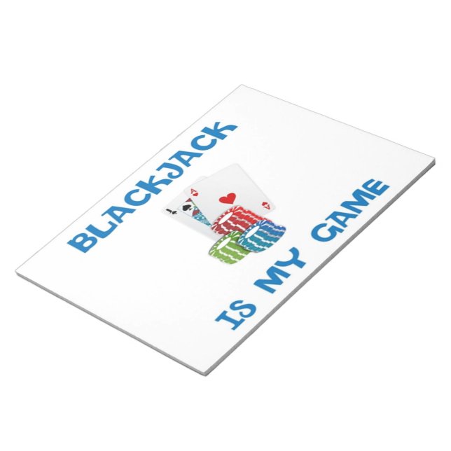 BLACKJACK IS MY GAME NOTEPAD (Angled)