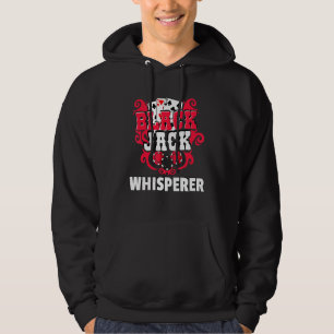 Blackjack Player Gambler 21 Card Casino Hoodie
