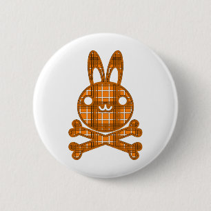 BlackJack(Rabbit) 6 Cm Round Badge