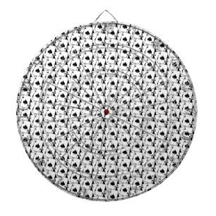 Blackjack Spades Black Dartboard