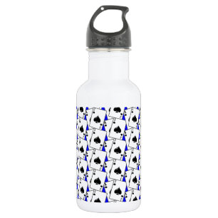 Blackjack Spades Blue Large 532 Ml Water Bottle