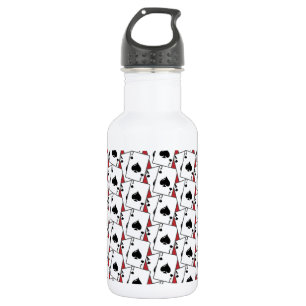 Blackjack Spades Red Large 532 Ml Water Bottle