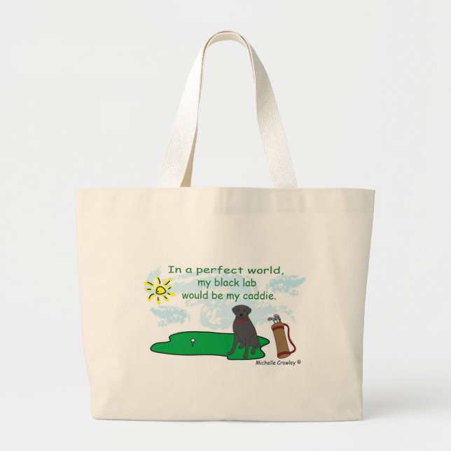 BlackLab Large Tote Bag (Front)