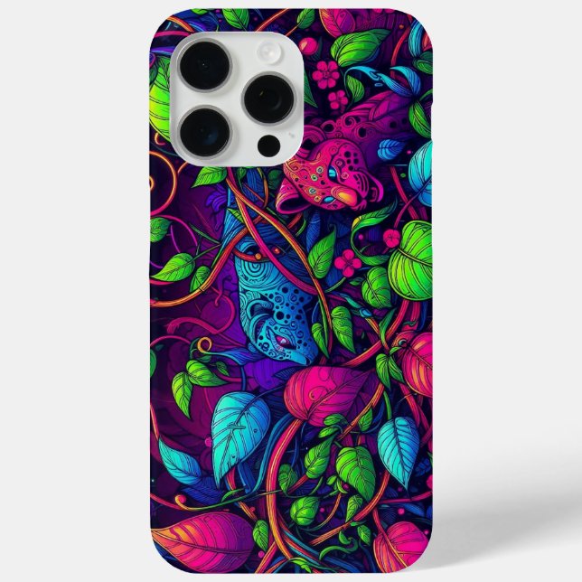  Blacklight Graffiti design Case-Mate iPhone Case (Back)