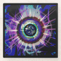 Blacklight Looking Glass Coaster