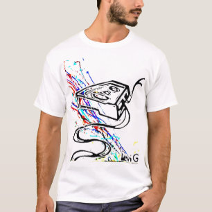 Blacklight/Neon Splash Cassette Unwound (Levi G.) T-Shirt
