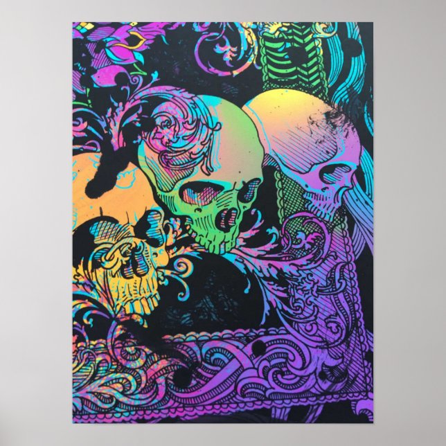 Blacklight poster with tons of colours (Front)