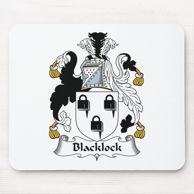 Blacklock Family Crest Mouse Pad (Front)