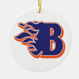 Blackman Blaze Youth Football and Cheerleading Ceramic Tree Decoration