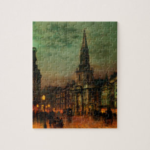 Blackman Street, London by John Atkinson Grimshaw Jigsaw Puzzle