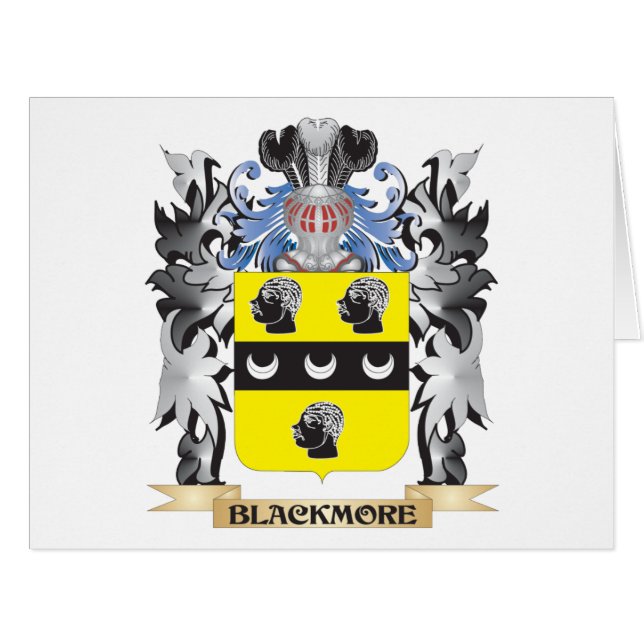 Blackmore Coat of Arms - Family Crest (Front Horizontal)
