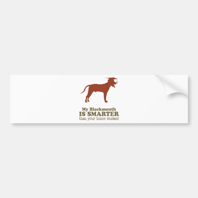Blackmouth Cur Bumper Sticker (Front)