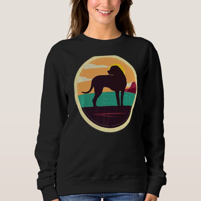 Blackmouth Cur Retro Sweatshirt (Front)