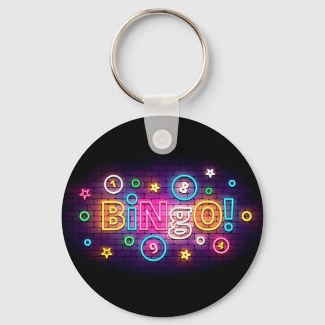 Blackout Bingo Keychain (Front)