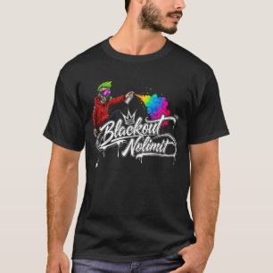 Blackout No Limit Graffiti Art T-Shirt – Urban Str