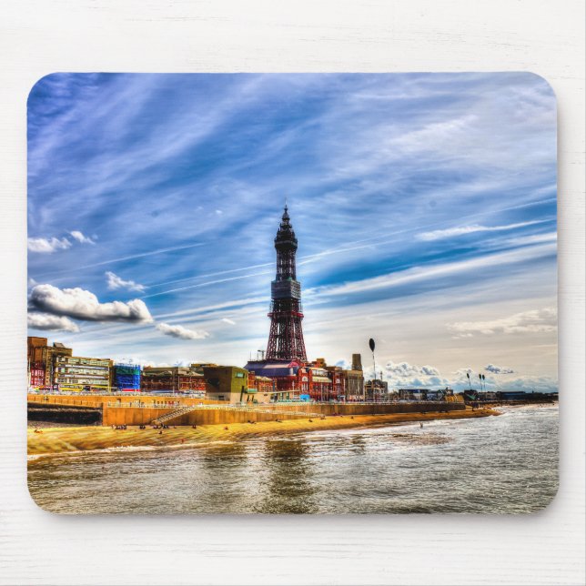Blackpool Beach Mouse Pad (Front)