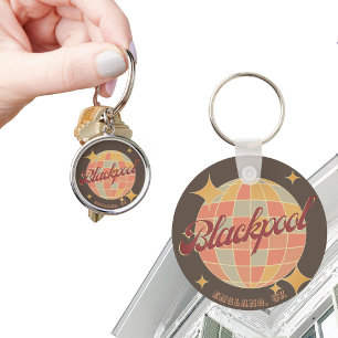 Blackpool England City retro decor Key Ring