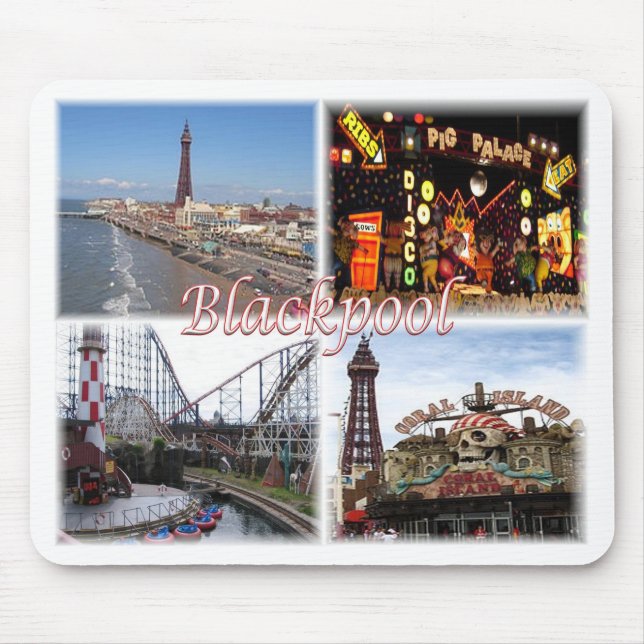 Blackpool England Mouse Pad (Front)