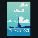 Blackpool, England vintage travel poster<br><div class="desc">Blackpool,  England vintage travel poster. Visit Blackpool.</div>