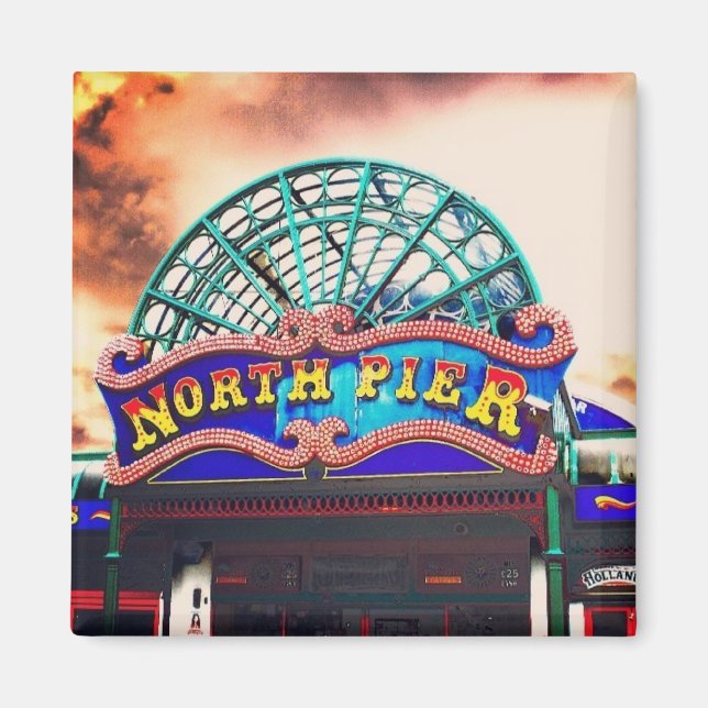 Blackpool North Pier Magnet (Front)